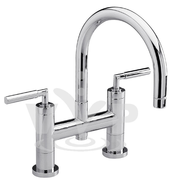 Minimalist Helix lever Bath filler Large Image