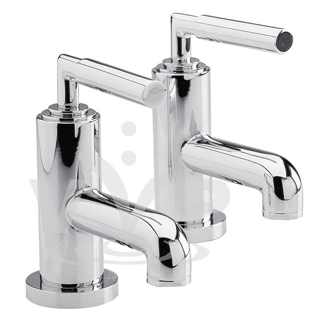 Minimalist Helix lever Bath taps Large Image