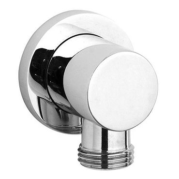 Nuie Minimalist Chrome Plated Brass Outlet Elbow
