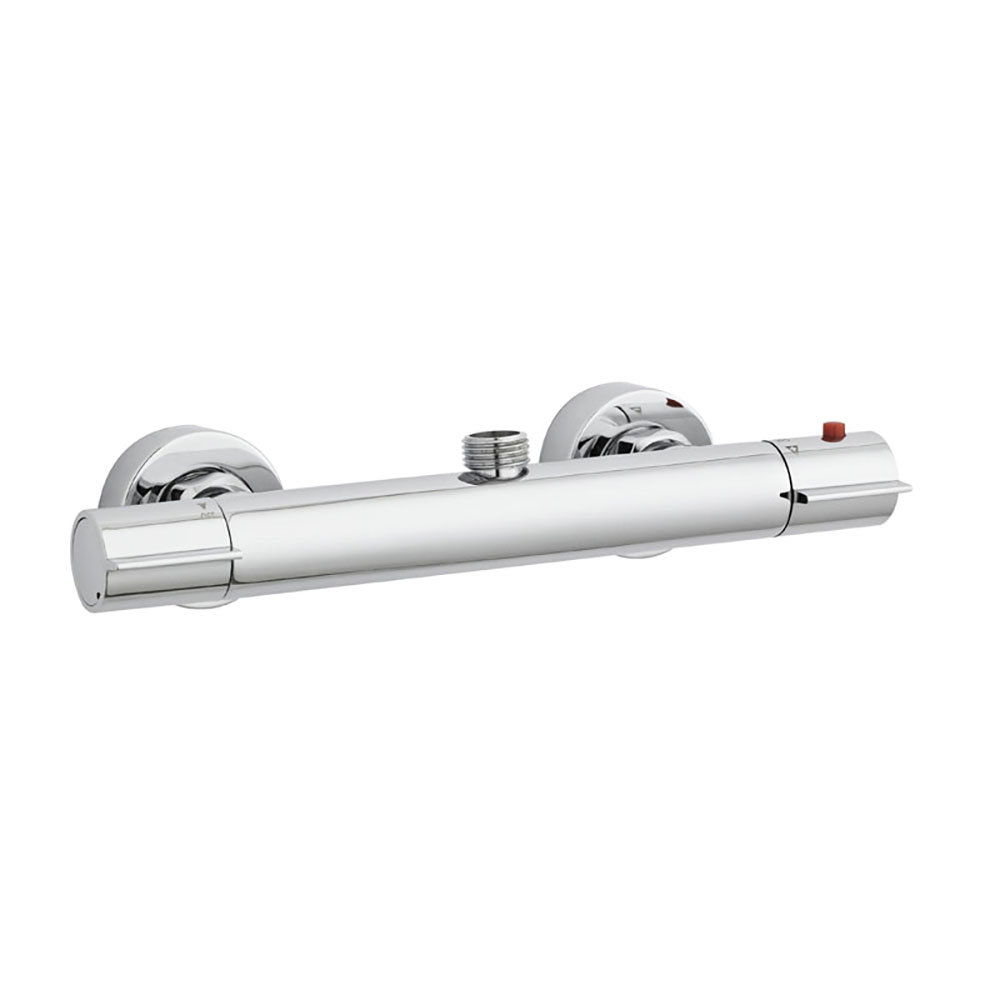 Minimalist Thermostatic Bar Shower Valve & Rigid Riser Kit at Victorian ...