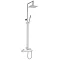 Minimalist Thermostatic Bar Shower Valve & Rigid Riser Kit Large Image