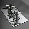 Minimalist Twin Crosshead Concealed Shower Valve - Chrome Profile Large Image
