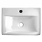 Minimalist 500 x 470mm Ebony Brown Washstand w/ Rectangular Basin Profile Large Image