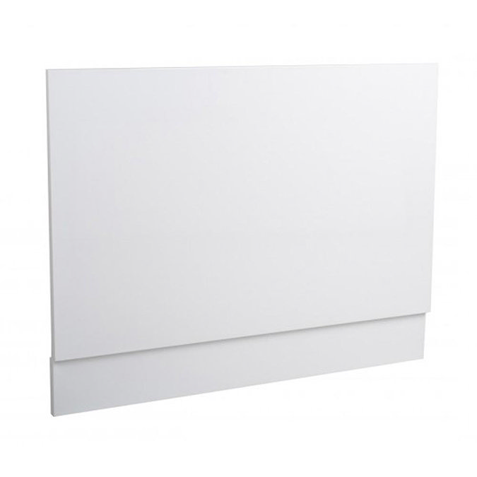 Minimalist White Gloss MDF End Bath Panel Large Image