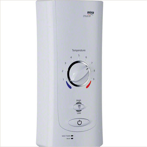 Mira Advance ATL Extra 9.0kw Thermostatic Electric Shower White