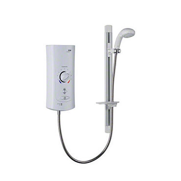 Mira - Advance ATL Extra 9.0kw Thermostatic Electric Shower - White & Chrome - 1.1643.009 Profile La