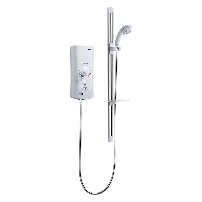 Mira - Advance ATL Flex 9.0kw Thermostatic Electric Shower - White & Chrome - 1.1643.005 Large Image