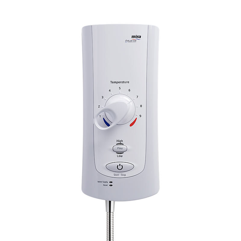 Mira Advance ATL Flex 9.8kw Thermostatic Electric Shower White