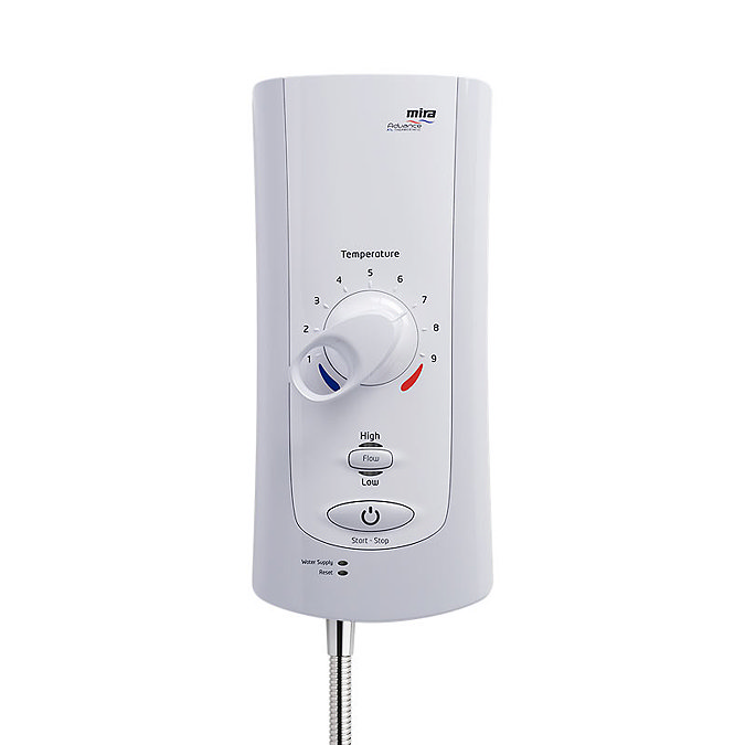 Mira - Advance ATL Flex 9.8kw Thermostatic Electric Shower - White & Chrome - 1.1643.006  additional Large Image