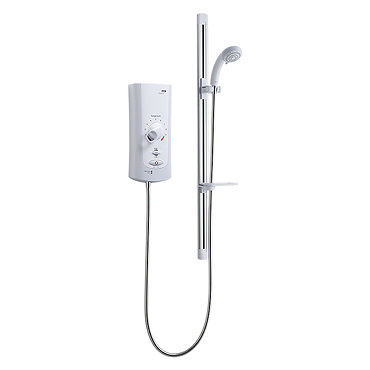 Mira - Advance ATL Flex Extra Wireless 9.0kw Thermostatic Electric Shower - White & Chrome Profile L