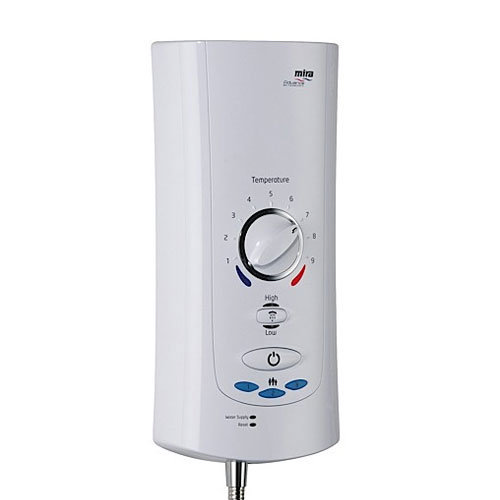 Mira - Advance ATL Memory Control 9.0kw Thermostatic Electric Shower - White & Chrome - 1.1643.007 Feature Large Image