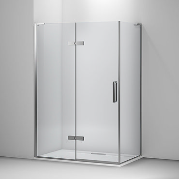 Mira Ascend Hinge Shower Door Corner  Profile Large Image