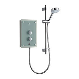Mira - Azora 9.8kw Thermostatic Electric Shower - Frosted Glass - 1.1634.011 Medium Image