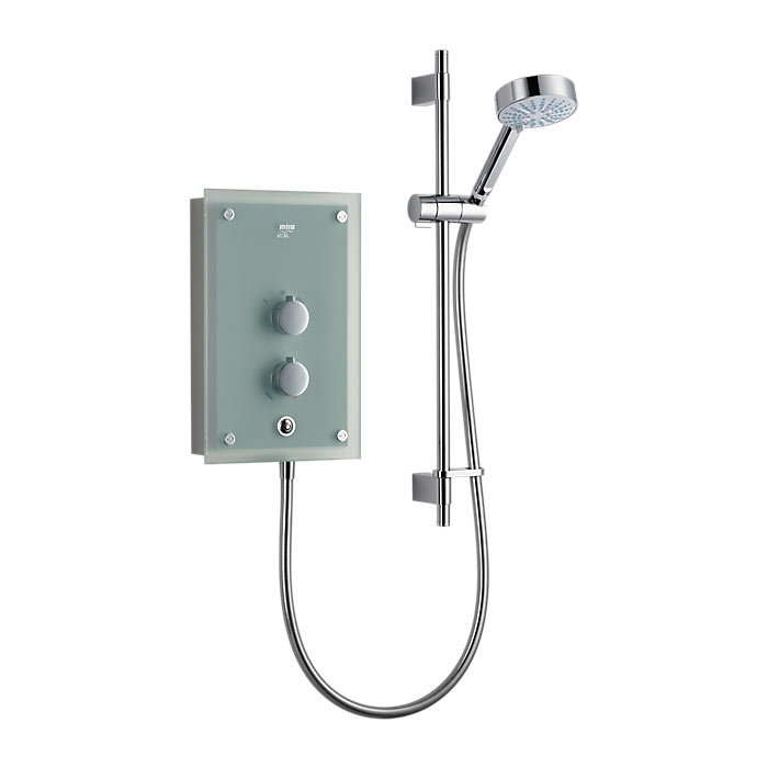 Mira - Azora 9.8kw Thermostatic Electric Shower - Frosted Glass - 1.1634.011 Large Image