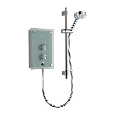 Mira - Azora 9.8kw Thermostatic Electric Shower - Frosted Glass - 1.1634.011  Profile Large Image