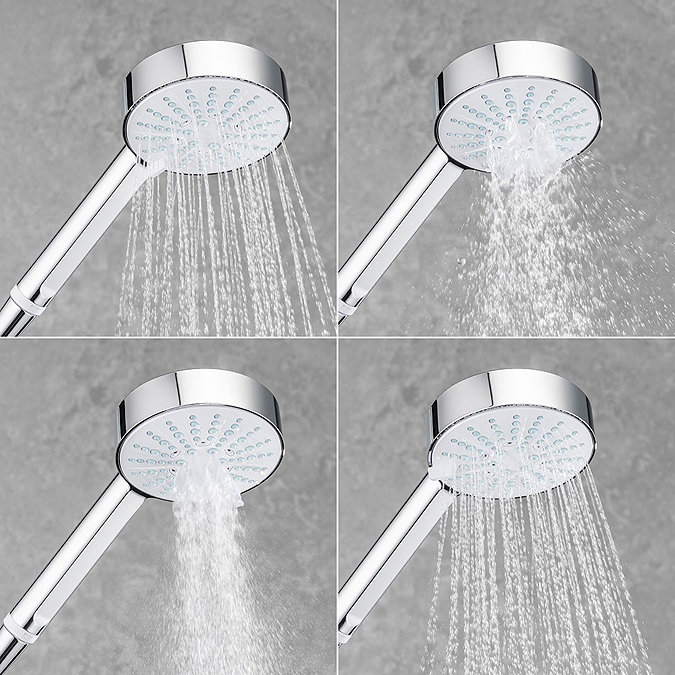 Mira Beat 110mm Four Spray Showerhead - Chrome - 1.1605.237  Profile Large Image