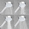 Mira Beat 110mm Four Spray Showerhead - Chrome - 1.1605.237  Profile Large Image