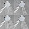 Mira Beat Eco Four Spray Showerhead - Chrome - 2.1831.003  Feature Large Image