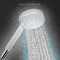 Mira Beat 110mm Four Spray Showerhead - White - 1.1605.238  In Bathroom Large Image