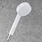 Mira Beat Single Spray Showerhead - White - 2.1703.009  Standard Large Image