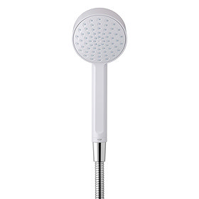 Mira Beat Single Spray Showerhead - White - 2.1703.009 Large Image