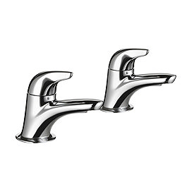 Mira Comfort Basin Pillar Taps - 2.1818.002 Large Image