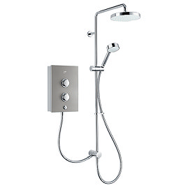 Mira Decor Dual 10.8kW Warm Silver Electric Shower