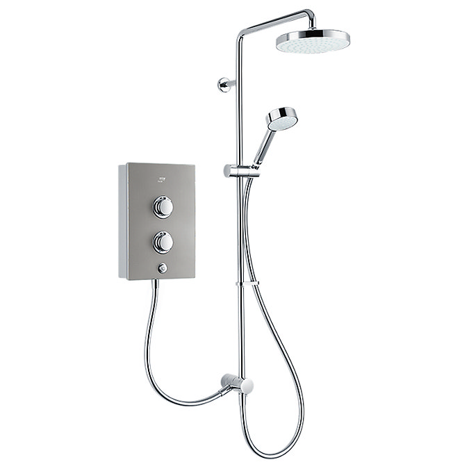 Mira Decor Dual 10.8kW Warm Silver Electric Shower