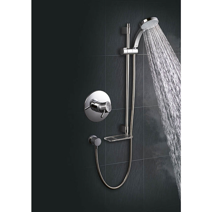 Mira - Element SLT BIV Thermostatic Shower Mixer - Chrome - 1.1656.012  In Bathroom Large Image