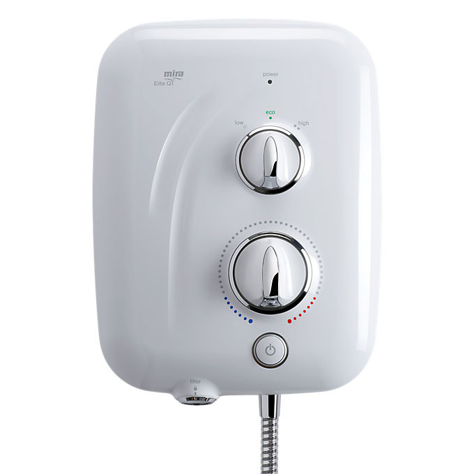 Mira Elite QT 10.8kW White Electric Shower - 1.1845.002  Profile Large Image