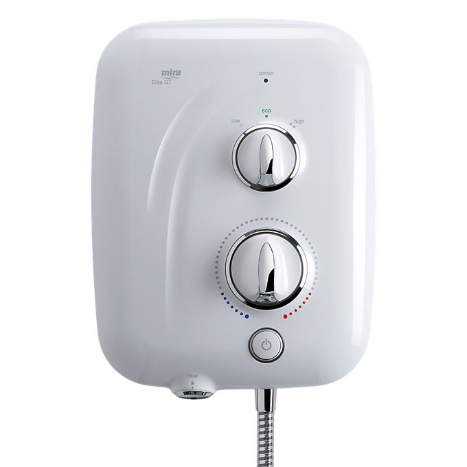Mira Elite QT 9.8kW White Electric Shower - 1.1845.001 Profile Large Image