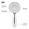 Mira Event XS Dual Outlet Thermostatic Power Shower - 1.1532.425  In Bathroom Large Image