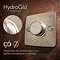 Mira Evoco Dual Outlet Brushed Nickel Thermostatic Mixer Shower - 1.1967.004 additional Large Image