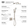 Mira Evoco Dual Outlet Brushed Nickel Thermostatic Mixer Shower - 1.1967.004  Newest Large Image