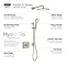 Mira Evoco Dual Outlet Brushed Nickel Thermostatic Mixer Shower - 1.1967.004 Newest Large Image