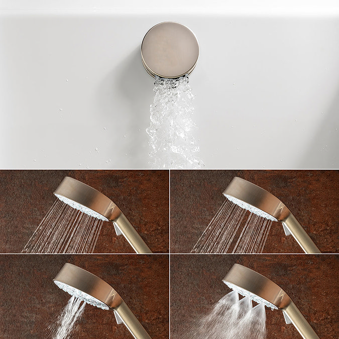 Mira Evoco Dual Outlet Brushed Nickel Thermostatic Mixer Shower with Bathfill - 1.1967.008 Standard