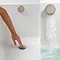 Mira Evoco Dual Outlet Brushed Nickel Thermostatic Mixer Shower with Bathfill - 1.1967.008 In Bathr