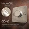 Mira Evoco Dual Outlet Brushed Nickel Thermostatic Mixer Shower with Bathfill - 1.1967.008 addition