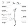 Mira Evoco Dual Outlet Chrome Thermostatic Mixer Shower - 1.1967.002  Newest Large Image