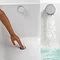 Mira Evoco Dual Outlet Chrome Thermostatic Mixer Shower with Bathfill - 1.1967.006 In Bathroom Larg