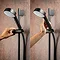 Mira Evoco Dual Outlet Matt Black Thermostatic Mixer Shower with Bathfill - 1.1967.007  Feature Larg