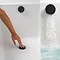 Mira Evoco Dual Outlet Matt Black Thermostatic Mixer Shower with Bathfill - 1.1967.007 In Bathroom