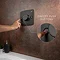 Mira Evoco Dual Outlet Matt Black Thermostatic Mixer Shower with Bathfill - 1.1967.007 Newest Large