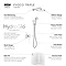 Mira Evoco Triple Outlet Chrome Thermostatic Mixer Shower with Bathfill - 1.1967.009  Newest Large I