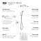 Mira Evoco Triple Outlet Chrome Thermostatic Mixer Shower with Bathfill - 1.1967.009 Newest Large I