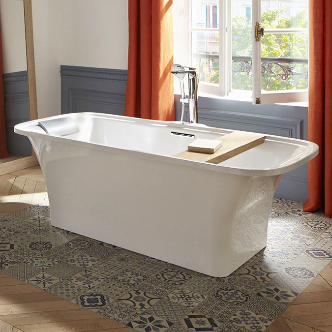 Mira Flight 1800 x 800mm Freestanding Bath - C1.1842.354.WH Large Image