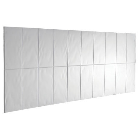 Mira Flight Bath Splash Back Wall Panel - 1.1669.072.WH Large Image