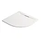 Mira Flight Level 900 x 900mm White Quadrant Shower Tray Large Image