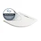 Mira Flight Level 1200 x 900mm RH White Offset Quadrant Shower Tray Standard Large Image