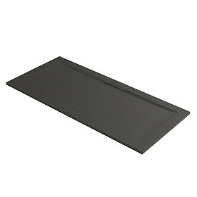 Mira Flight Level Slate Effect Rectangular Shower Tray Large Image